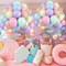Pastel Balloons 12 Inch Pastel Rainbow Balloons 35Pcs Multicolor Colorful Macaron and Gold Confetti Balloon Set for Girls Easter Engagement Wedding Anniversary Baby Shower Birthday Party Decorations